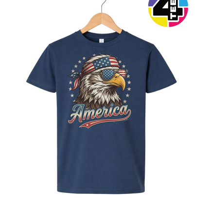 4th Of July Eagle Youth Tee