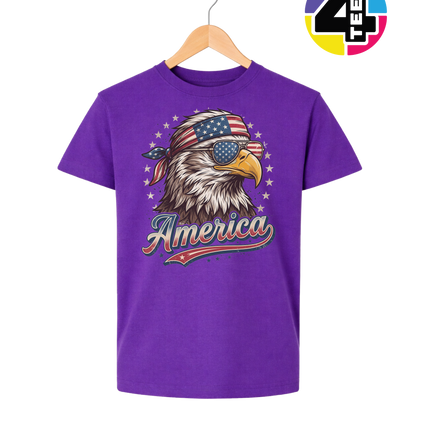 4th Of July Eagle Youth Tee