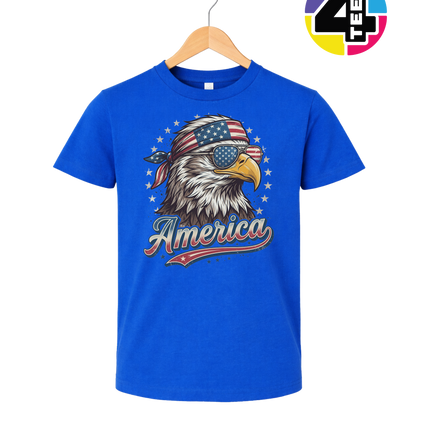 4th Of July Eagle Youth Tee