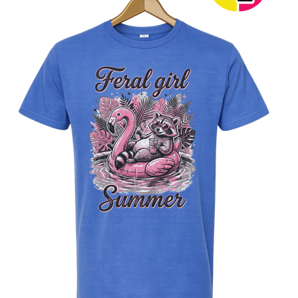 Raccoon Feral Girl Summer Tee
