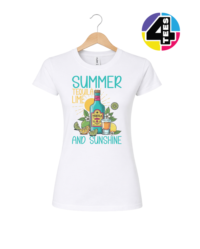 Summer Tequilla Lime Women's Tee