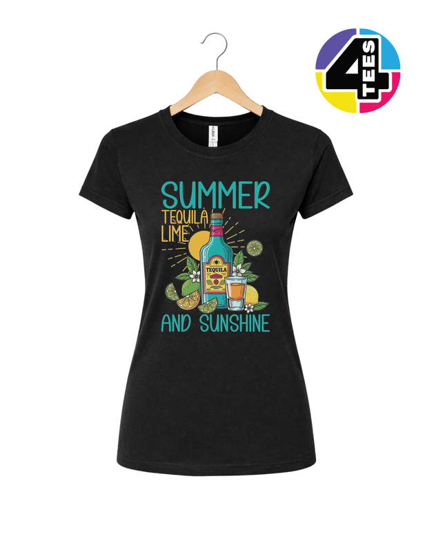 Summer Tequilla Lime Women's Tee