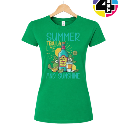 Summer Tequilla Lime Women's Tee