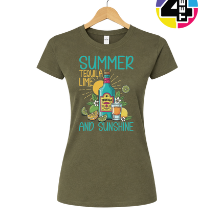 Summer Tequilla Lime Women's Tee