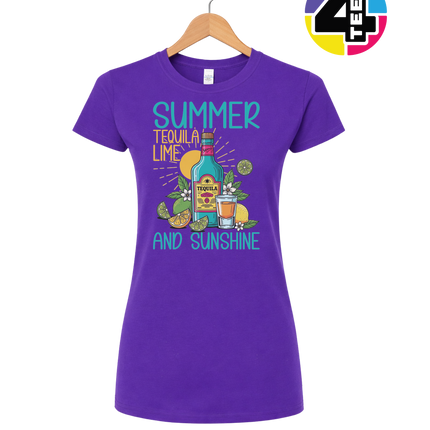 Summer Tequilla Lime Women's Tee