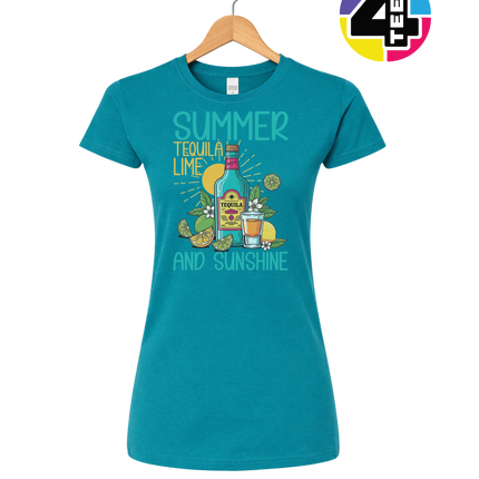 Summer Tequilla Lime Women's Tee
