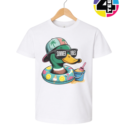 Mallard Duck Summer Vibes Youth Tee