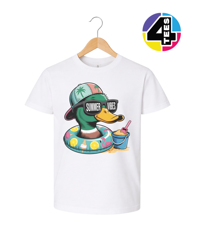 Mallard Duck Summer Vibes Youth Tee