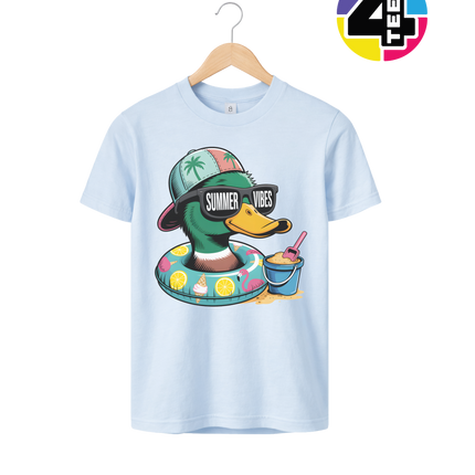 Mallard Duck Summer Vibes Youth Tee