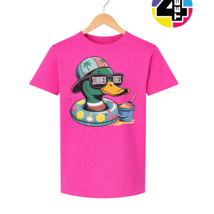 Mallard Duck Summer Vibes Youth Tee