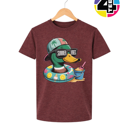 Mallard Duck Summer Vibes Youth Tee