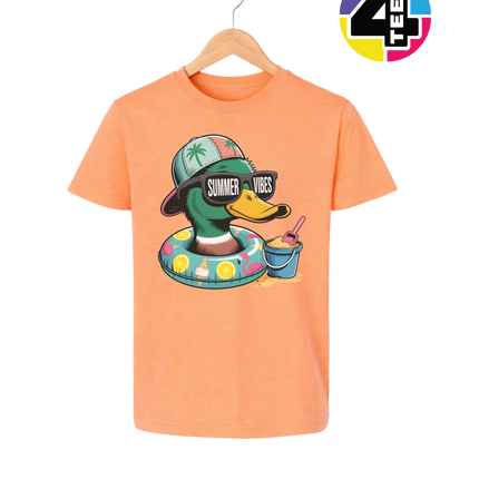 Mallard Duck Summer Vibes Youth Tee