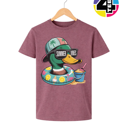 Mallard Duck Summer Vibes Youth Tee