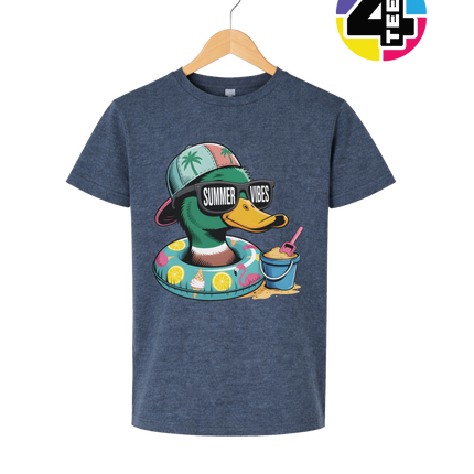 Mallard Duck Summer Vibes Youth Tee