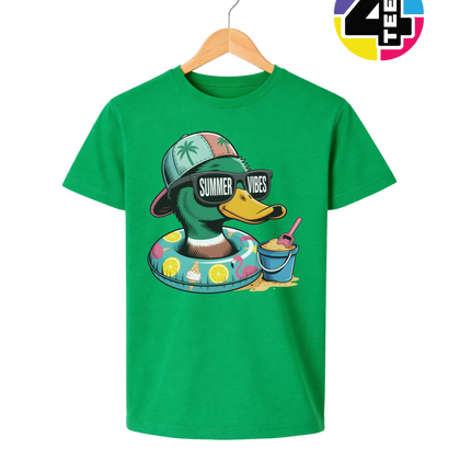 Mallard Duck Summer Vibes Youth Tee