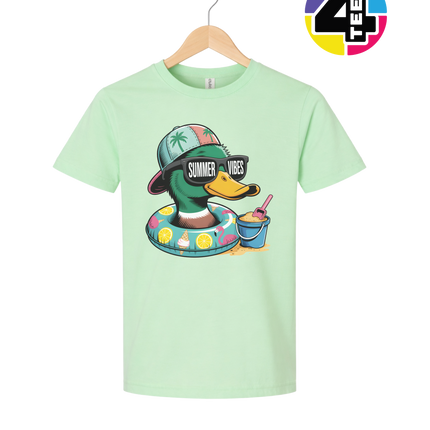 Mallard Duck Summer Vibes Youth Tee