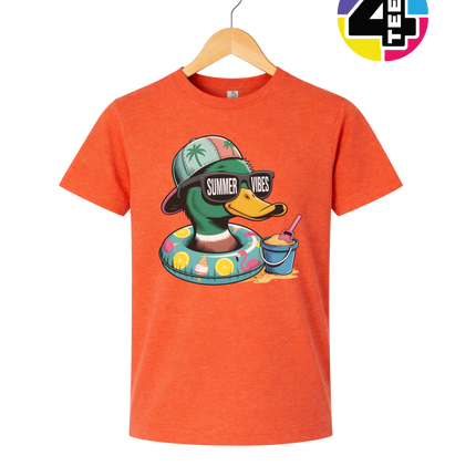Mallard Duck Summer Vibes Youth Tee