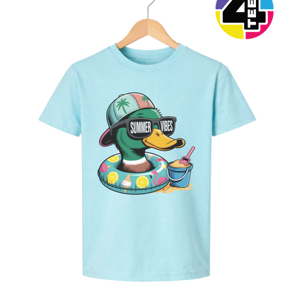 Mallard Duck Summer Vibes Youth Tee
