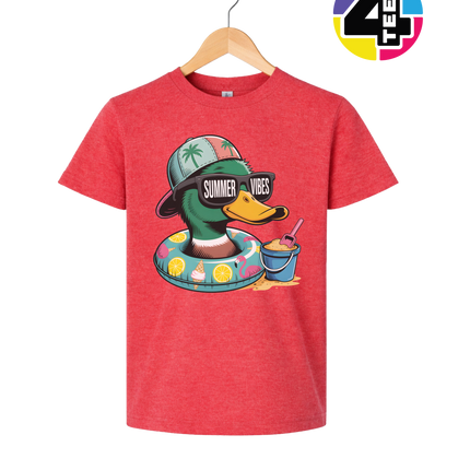 Mallard Duck Summer Vibes Youth Tee