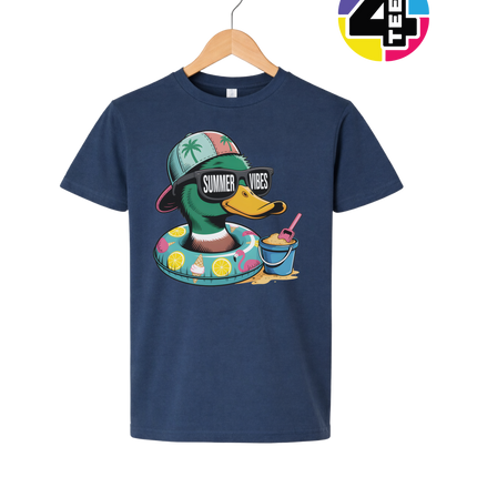 Mallard Duck Summer Vibes Youth Tee