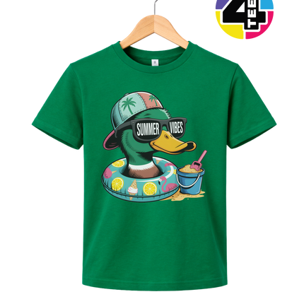 Mallard Duck Summer Vibes Youth Tee