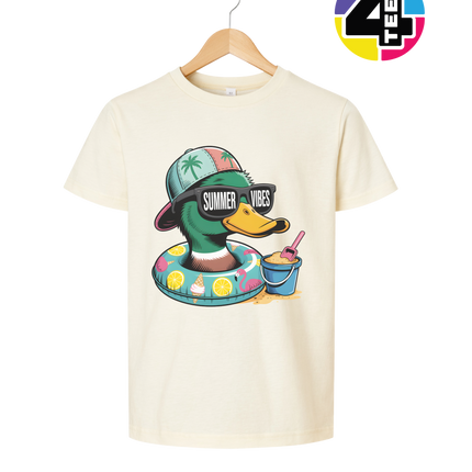 Mallard Duck Summer Vibes Youth Tee