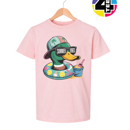 Mallard Duck Summer Vibes Youth Tee