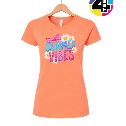 Floral Summer Vibes Women's Tee