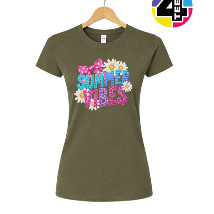 Floral Summer Vibes Women's Tee