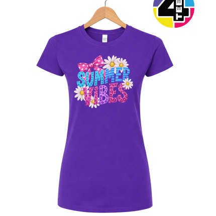 Floral Summer Vibes Women's Tee