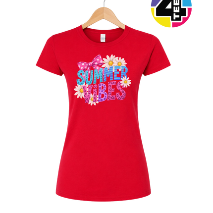Floral Summer Vibes Women's Tee
