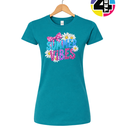 Floral Summer Vibes Women's Tee