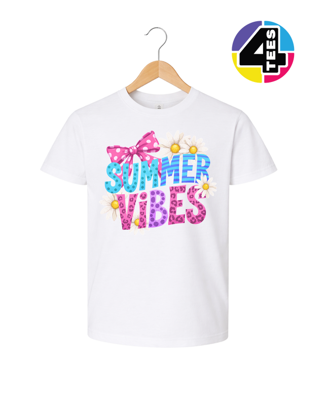 Floral Summer Vibes Youth Tee