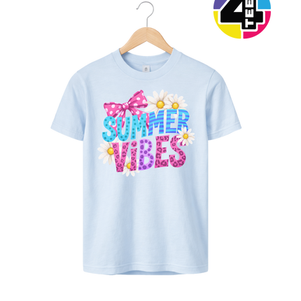 Floral Summer Vibes Youth Tee