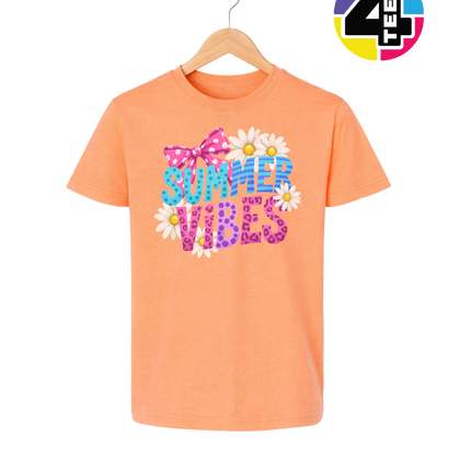 Floral Summer Vibes Youth Tee