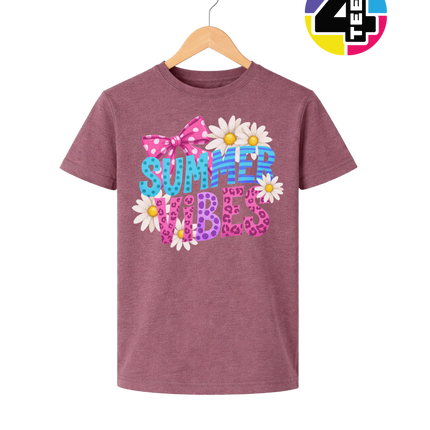 Floral Summer Vibes Youth Tee