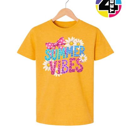 Floral Summer Vibes Youth Tee