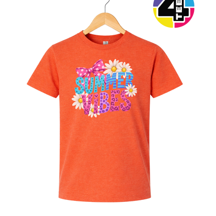 Floral Summer Vibes Youth Tee
