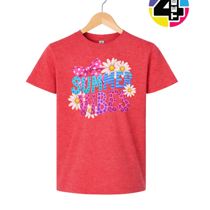 Floral Summer Vibes Youth Tee