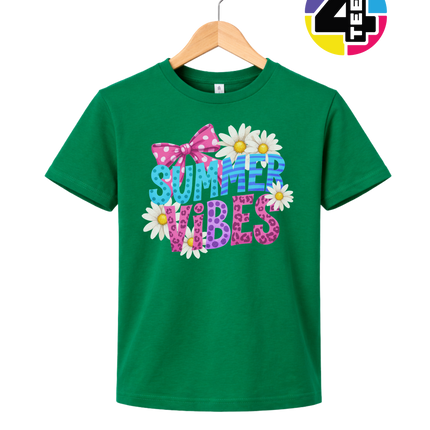 Floral Summer Vibes Youth Tee