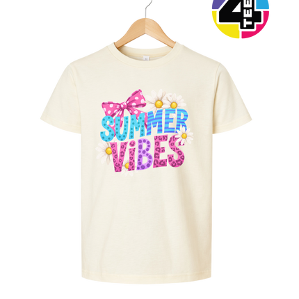 Floral Summer Vibes Youth Tee