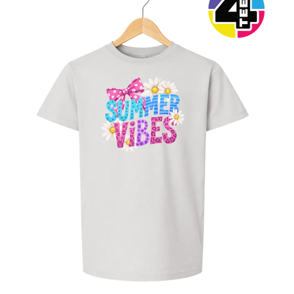 Floral Summer Vibes Youth Tee