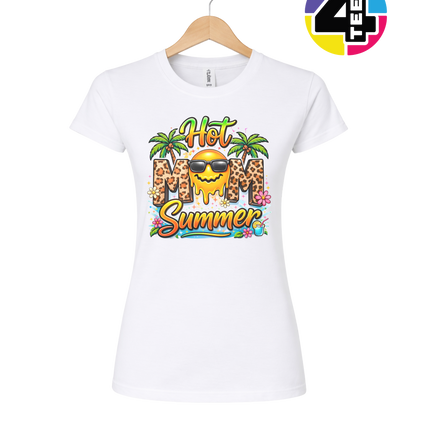 Hot Mom Summer Leopard Women's Tee