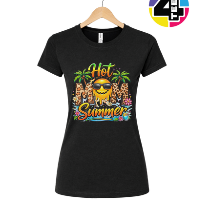Hot Mom Summer Leopard Women's Tee