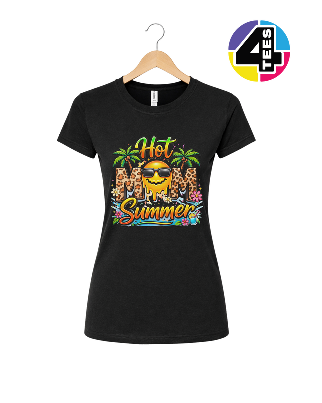 Hot Mom Summer Leopard Women's Tee