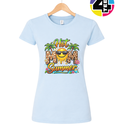 Hot Mom Summer Leopard Women's Tee
