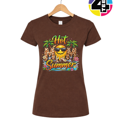 Hot Mom Summer Leopard Women's Tee
