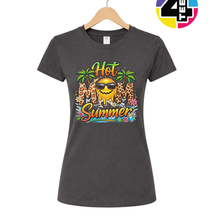 Hot Mom Summer Leopard Women's Tee