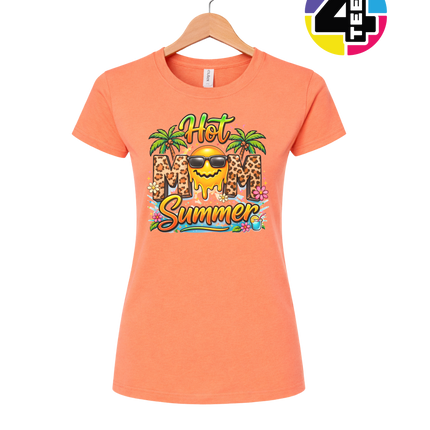 Hot Mom Summer Leopard Women's Tee