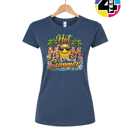 Hot Mom Summer Leopard Women's Tee